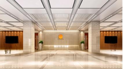 1680平米陽光保險培訓部辦公室裝修