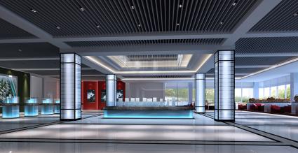 2000平米售樓中心裝修